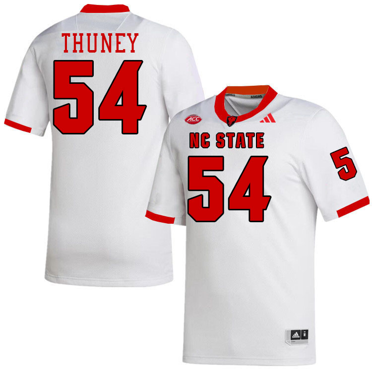 NC State Wolfpack #54 Joe Thuney College Football Jerseys,Uniforms-White